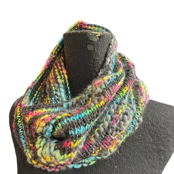 Cowl, gator, neck warmer, hand knit handcrafted, merino wool, hand wash dry flat - Picture 1 of 3